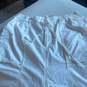 FREE PEOPLE MOVEMENT WIDE LEG CROPPED PANT